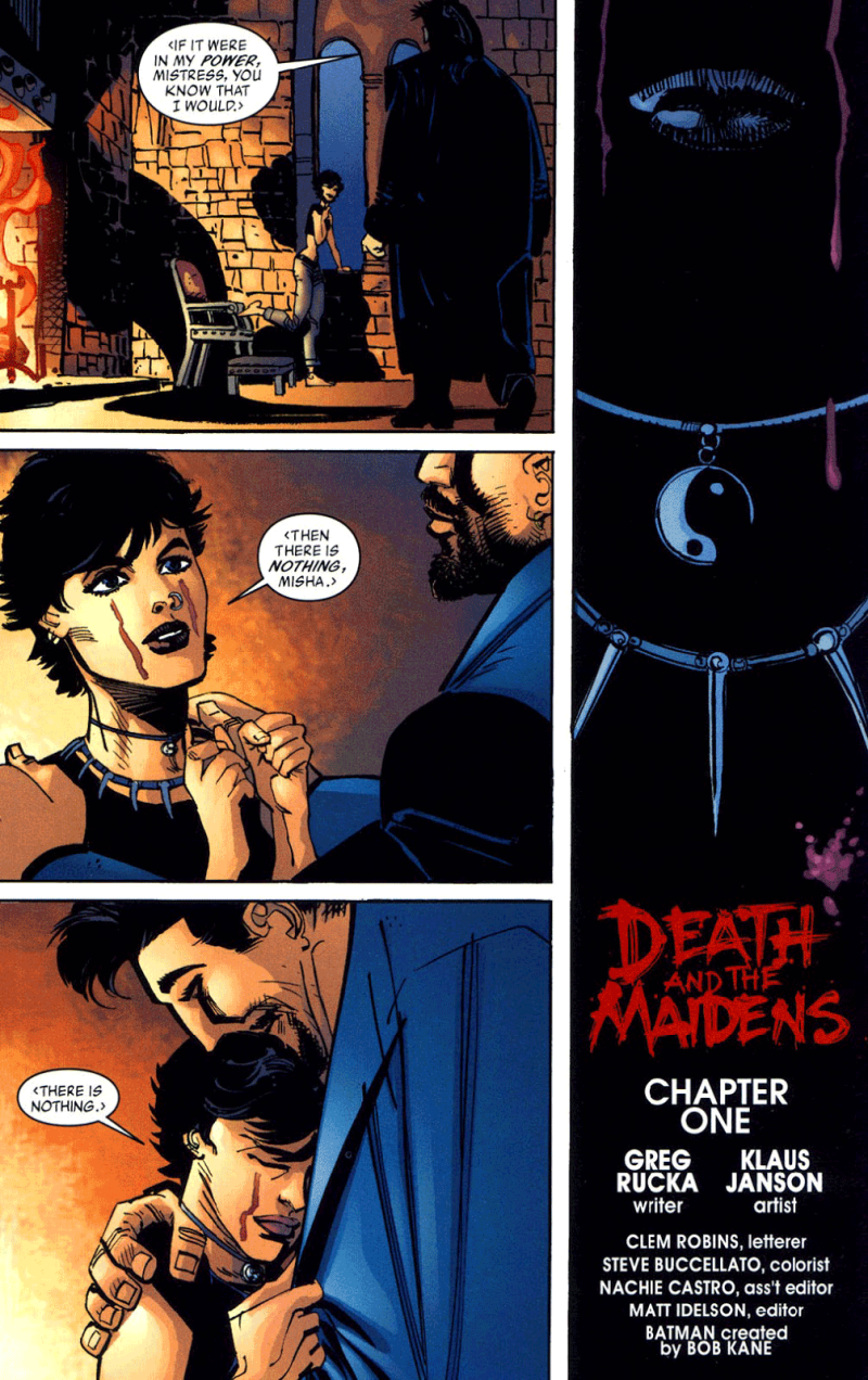 کمیک بوک Batman: Death and the Maidens