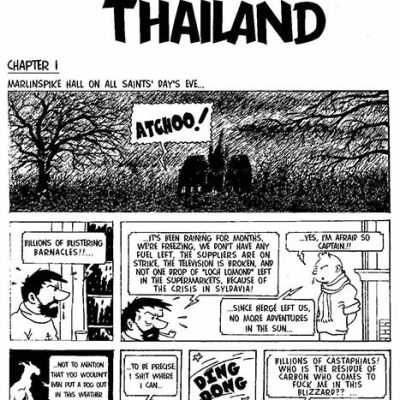 کمیک تن تن در تایلند