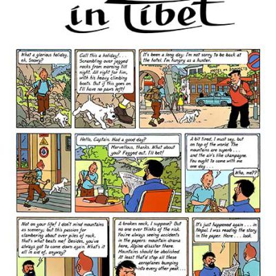کمیک تن تن در تبت