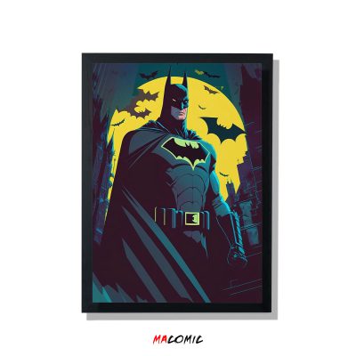 تابلو قاب شیشه ای Batman | کد 1