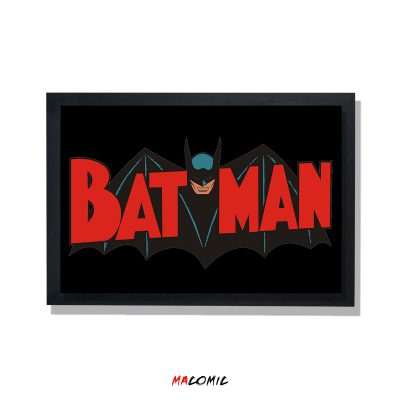 تابلو قاب شیشه ای Batman | کد 17