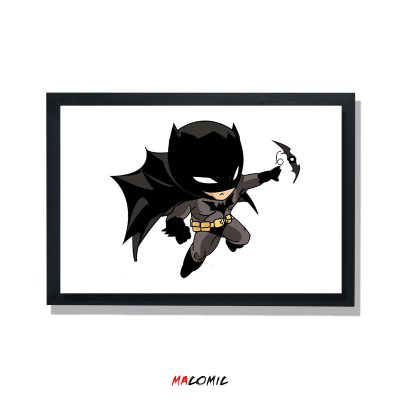 تابلو قاب شیشه ای Batman | کد 18