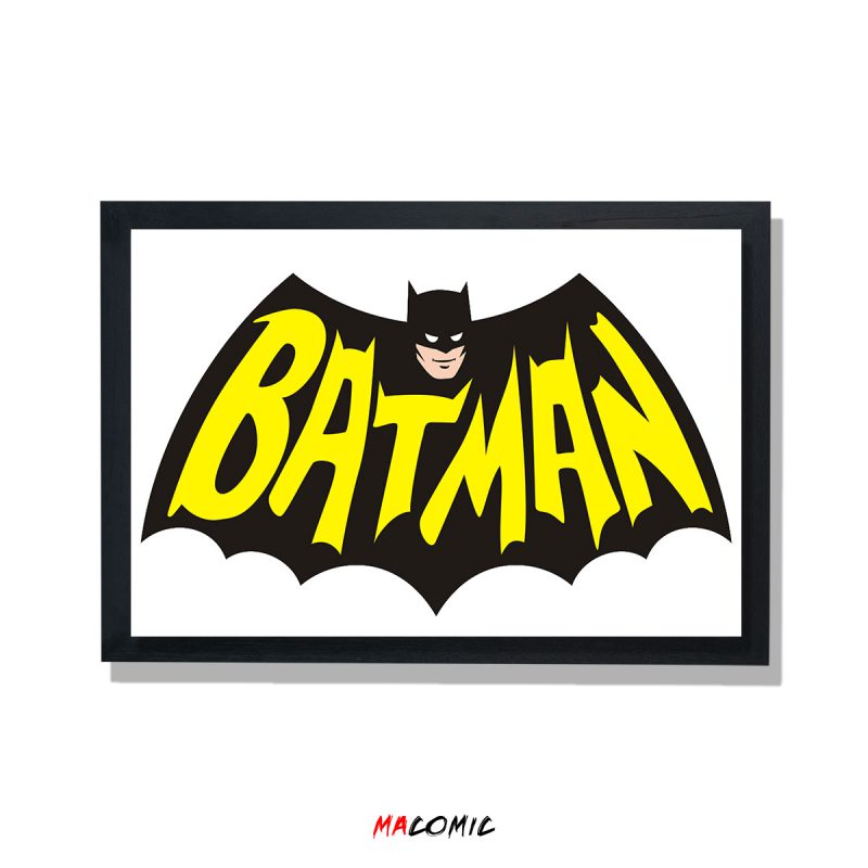 تابلو قاب شیشه ای Batman | کد 20