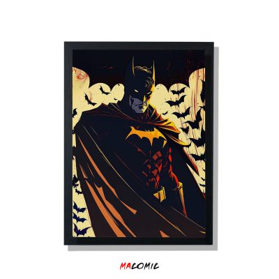 تابلو قاب شیشه ای Batman | کد 4
